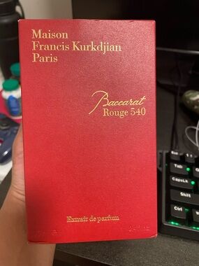 Maison Francis Kurkdjian Red Box with Gold Foil Accents